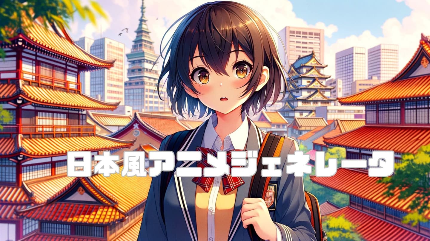 日本風アニメジェネレータ